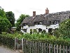 Thatched roof cottage