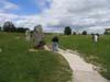 Dick with Avebury stone