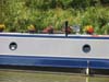 Flower pots on barge